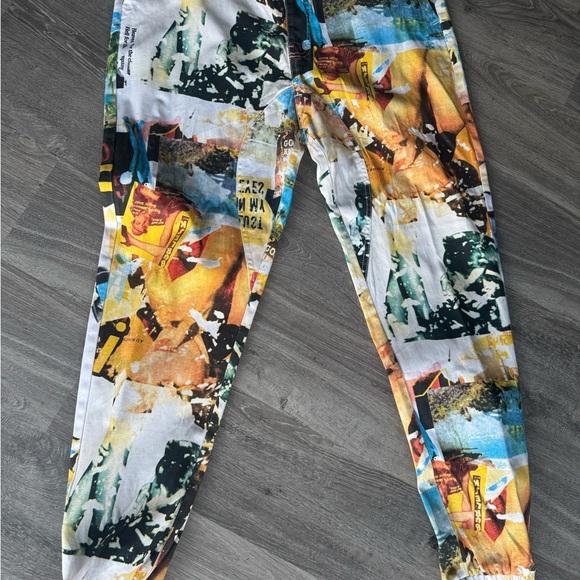 Colorful Graphic Joggers - Picture 2 of 3
